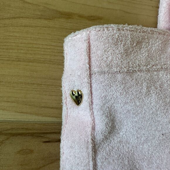 Stoney Clover Lane x Target Terry Cloth Embossed Beach Tote Bag Light Pink - Picture 5 of 6